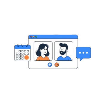 Connect with tutor illustration